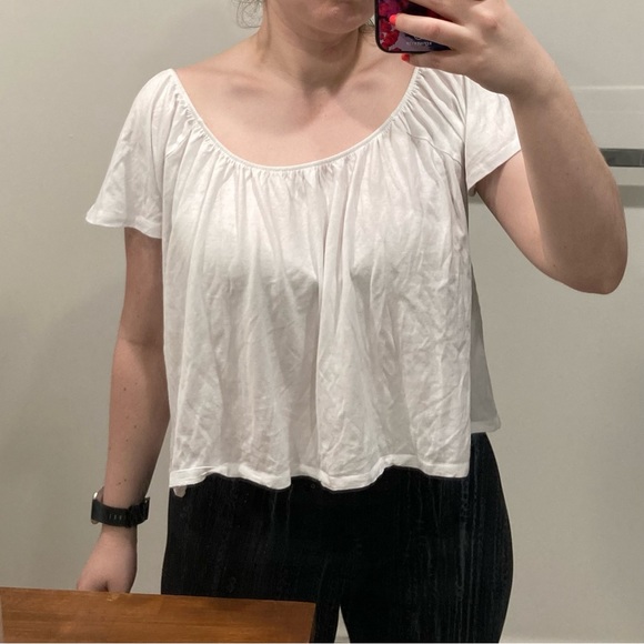 Mango cropped off the shoulder top - Picture 6 of 6